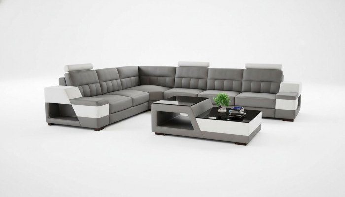 Designer Ecksofa Sofa Wunnlandschaft Polster Ecksofa Canapé Garnitur