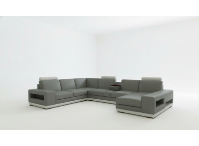 Lieder Canapé Couch Wunnlandschaft U-Form Design Modern Canapé 5154