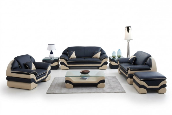 Klassesch Canapé Polster Sofagarnitur 3+2+1 Komplett Set Lieder Sofas