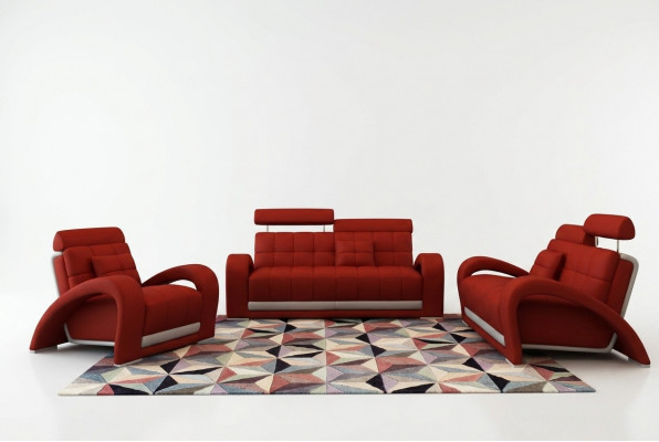 Léier Sofa Canapé Sofagarnitur Stuff Garnituren Canapé Set Sëtz Sofas