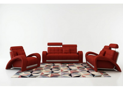 Léier Sofa Canapé Sofagarnitur Stuff Garnituren Canapé Set Sëtz Sofas