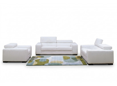 Modern Multifunktiounscouch Sofa Polster Garnitur 3+2+1 Sëtz Lieder Set