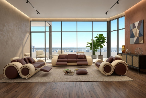 Design Wohnzimmer Polster Set Sofagarnitur Lieder Couch Sëtz Garnituren