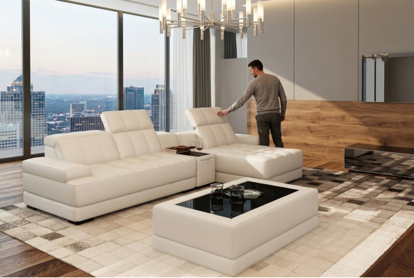 Modernen Dëscht fir de Wunnzëmmer Designer Dësch Glasdësch Niewendësch Sofa Dëscher Wunnzëmmer