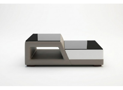 Modernen Designer Glastisch Säitentisch Sofa Dësch Wunnzëmmer Couchtisch Dësch