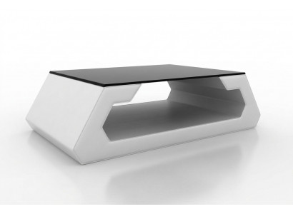 Sofadësch Design Wunnzëmmer Glas Lieder Canapé Sofadësch Bäisteel Kaffi
