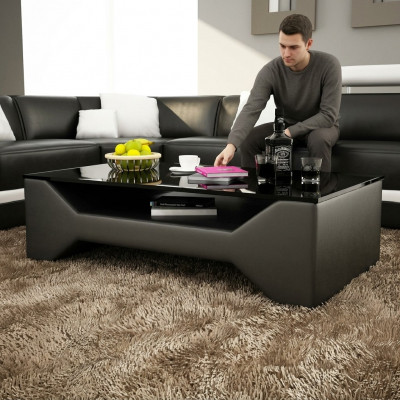 Canapé Dësch Design Dësch Wunnzëmmer Glas Lieder Sofa Bäistell Kaffisdësch Couch