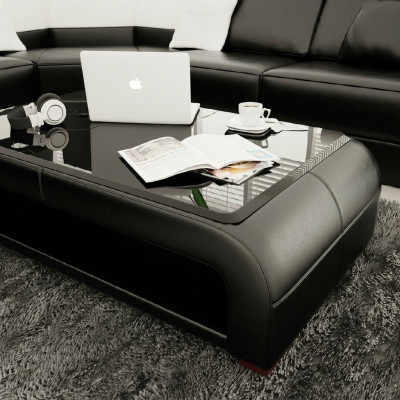 Soffadësch Design Dësch Wunnzëmmer Glas Lieder Canapé Säitendësch Sofas Kaffi