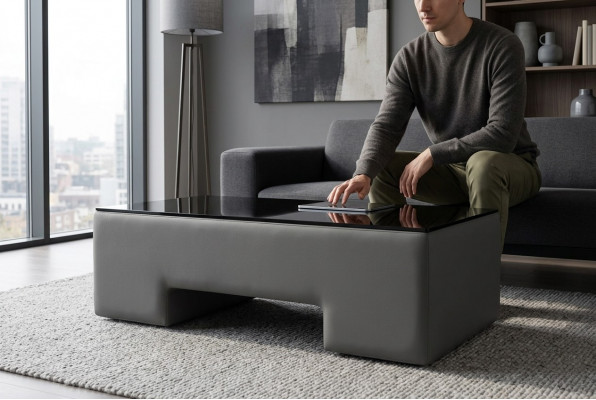 Lieder Kaffi Design Polster Canapé Dësch Wunnzëmmer Vitrinnendëscher Dëscher