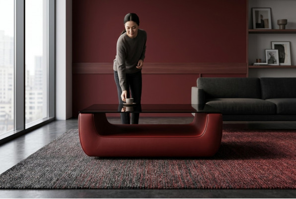 Glastësch Design Dëscher Modernen Canapé Sofa Wunnzëmmer Lieder Niewenzëmmer.