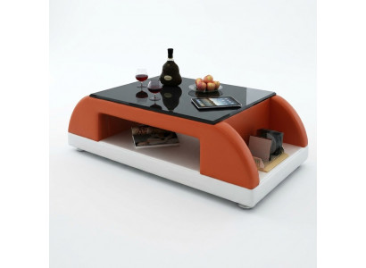 Modern Sofa Polster Lieder Dësch Wunnzëmmer Bäitstell Glas Dëscher Kaffi