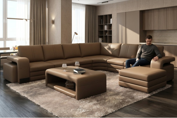 Design Moderne Couchdësch franco Dëscher Wunnzëmmer Dësch Gepolstert