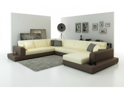 Wunnlandschaft Wunnzëmmer Ecksofa Lieder Sofa Couch Polster Sëtz