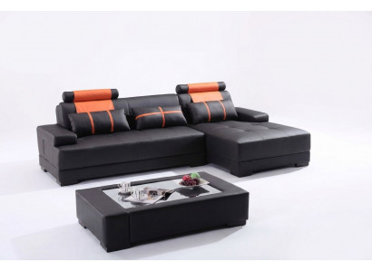 Designer Polstersofa aus Lieder, L-förmeg Couche, modern Sofaen, Couchen.