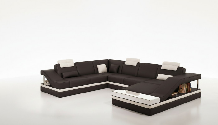 Modern Wunnzëmmer Eckcouch Wunnlandschaft Grouss XXL Lieder Sofa
