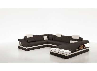 Modern Wunnzëmmer Eckcouch Wunnlandschaft Grouss XXL Lieder Sofa