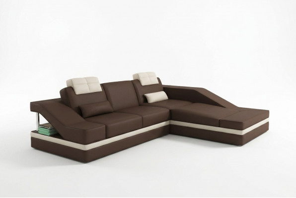 Modern Liederdivan Verbanddivan L-Form Kanapé Këssen Sëtz Ecke Sofa Couchen
