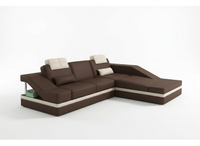 Modern Liederdivan Verbanddivan L-Form Kanapé Këssen Sëtz Ecke Sofa Couchen