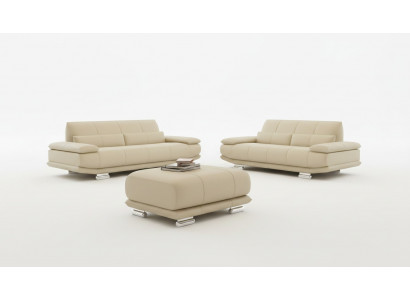 Lieder Sofa Canapé Polster Komplett Garnitur 3+2+1 Sofas Canapé Sëtzer