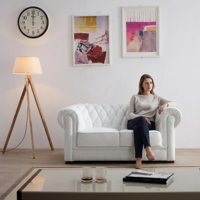 Designer Miwwel Sofa Couch 3 Sëtzer Polstersofaen Dekor Wunnzëmmer Couchen