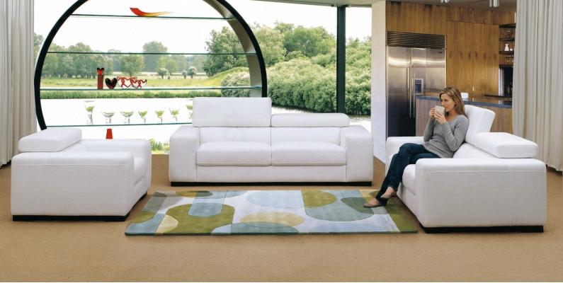 Sofaset Design Couch 3+2 Set Polster Lieder Dekorativ Sofa Wunnzëmmer