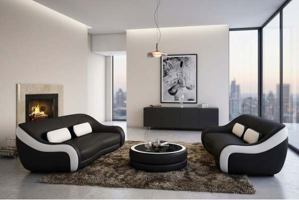 Sëtzgrupp Sofa Lieder Design XXL Polstersofa Set Grupperung 3+2 Sëtzplazen