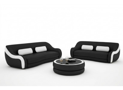 Sëtzgrupp Sofa Lieder Design XXL Polstersofa Set Grupperung 3+2 Sëtzplazen