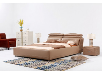 Modern Design Bett XXL Luxus Hotel Better Stil Duebel Lieder 140 160