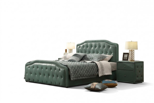 Modern Design Hotel Bett XXL Better Luxus Duebel Lieder Chesterfield 180x200cm