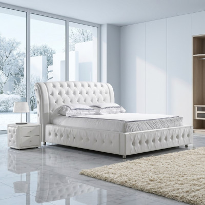 Modern XXL Hotel Design Bett Betten Luxus Duebel Lieder Chesterfield