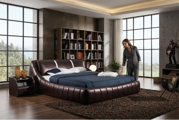 Moderne Hotel Design Bett XXL Better Luxus Stil Duebel Lieder 140 160 180x200cm