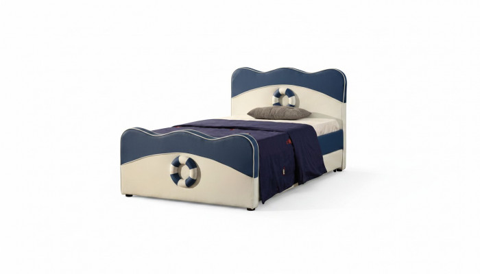Kannerbett Bett Polster Better Luxus Hotel Jugend 3D XXL Grouss 120 / 150x200cm Nei