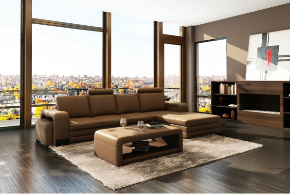 Liederkanapé Canapé Sofas XXL Eckcanapé Wunnlandschaft L-Form Design Modern