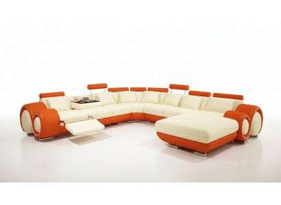 Multifunktions Liedercouch Canapé Sofa Polster Eckssofa Modern XXL Grouss