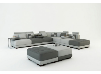 XXL Designer Wunlandschaft Polster L Form Ecksofa Eck Garnitur Sofa