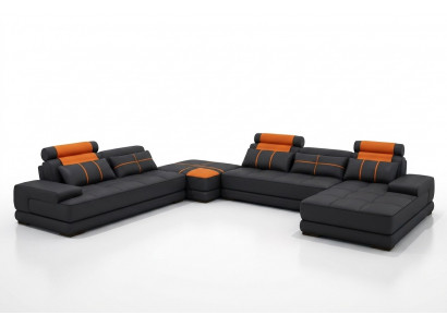 XXL Designer Wunnlandschaft Polster Eckcanapé EckGarnitur Canapé Couch