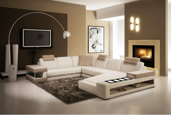 Design Ecken Grouss XXL Polster Eck Sofa Canapé Lieder Sofas Garnitur