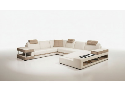 Design Ecken Grouss XXL Polster Eck Sofa Canapé Lieder Sofas Garnitur