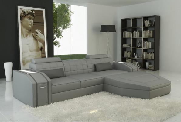 Design Polster Eck Sofa Couch Lieder Sofas Garnitur XXL Wunnlandschaf