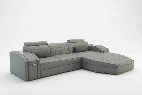 Design Polster Eck Sofa Couch Lieder Sofas Garnitur XXL Wunnlandschaf