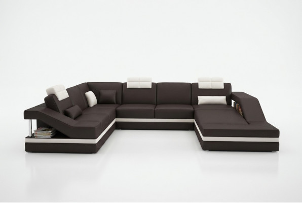 Design Ecken Grousst Polster Eck Canapé Couch XXL Lieder Canapéen Dekor Equipement