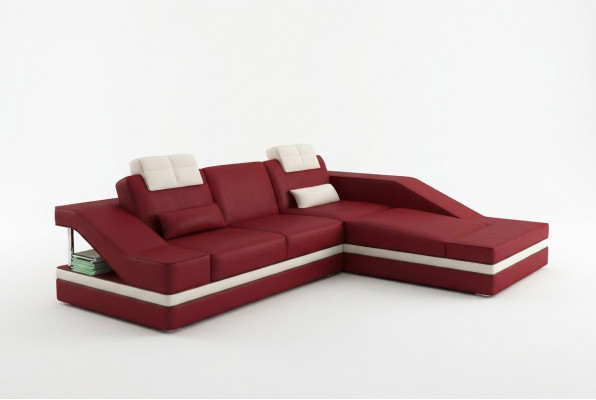 Design Ecker Polster Eckcouch XXL Grousscouch Ledersofa Garnitur