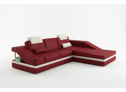 Design Ecker Polster Eckcouch XXL Grousscouch Ledersofa Garnitur