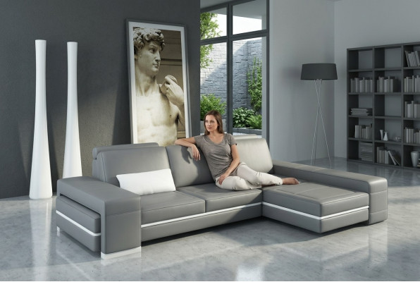 Lieder Sofa Canapé Wunnlandschaft L Form Design Modern Ecksofa Dekor Sofien