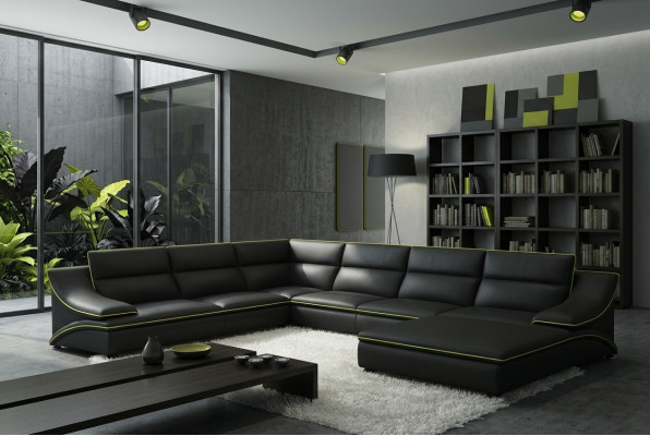 Design XXL Grouss Ecken Polstersofa Eckcouch Lieder Sofa Garnitur