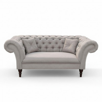 Chesterfield 2-Sëtzer Couch Polster Sofa Design Club Lounge 2er Polstergarnitur