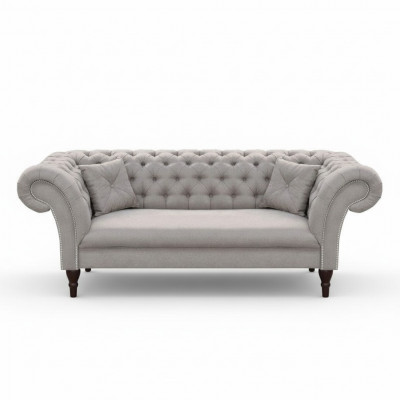 Design Sofa Chesterfield gepolstert Couch Grouss XXL 235cm Sofas Couchette