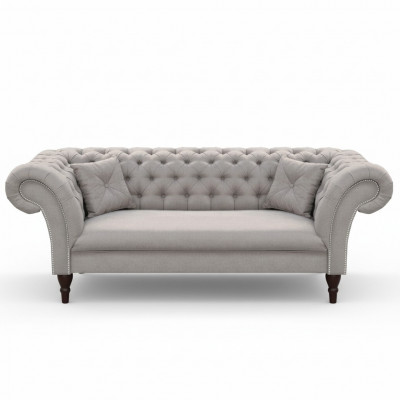 Chesterfield Design Couch Polster Lieder Textil Sofa Sofas Couchen 3er Sëtz Neien