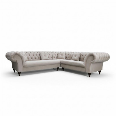 Chesterfield Canapé Eck Preston Canapé Canapé Wunnlandschaft Ecksofa Eck Design Nei