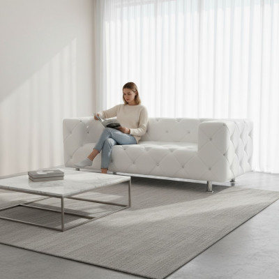 Chesterfield Sofa Liederstull Designer Kristall Couch Stoff Sofasen Couchen Nei